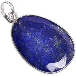 AAA+ Exclusive Lapis Lazuli Fancy Shape Sterling Silver Pendant Jewellery Best For Womans And Girls-picture-39