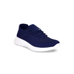 Aadi Men Navy Blue Woven Design Sneakers-picture-14