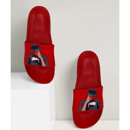 aadi s Red Synthetic Leather Daily Casual Slider Men Slides-picture-40
