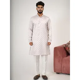 Aadi Shuddh Men Cream Kurtas-picture-17