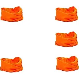 aadikart Mens Head Cover Band Bandana Stretch Hair Style Japanese 5 Orange b-picture-29