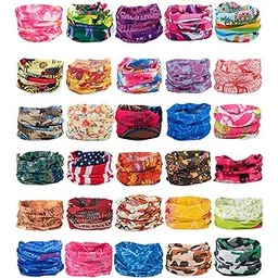 aadikart Mens Head Cover Band Bandana Stretch Hair Style Japanese Multicolor Bandana 8 pc-picture-21