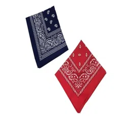 Aadikart Unisex Pack of 2 Printed Cotton Bandanas-picture-29