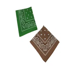Aadikart Unisex Pack of 2 Printed Cotton Bandanas-picture-35