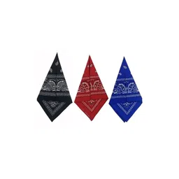 Aadikart Unisex Pack Of 3  Printed Anti Microbial Multipurpose Bandana Headband-picture-17
