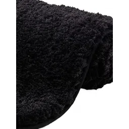 AaHo Decor Black Textured Anti-Slip High Absorbent Microfibre Bath Rugs-picture-40