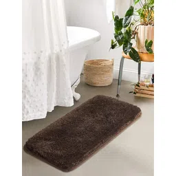 AaHo Decor Brown 2200 GSM Microfibre Anti-Skid Bath Rugs-picture-12