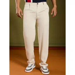 AAHWAN Men Loose Fit High-Rise Regular Trousers-picture-11