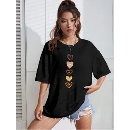 AAHWAN Women Printed Applique T-shirt-picture-27