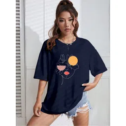 AAHWAN Women Printed Applique T-shirt-picture-30