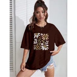 AAHWAN Women Printed Applique T-shirt-picture-32