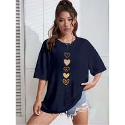 AAHWAN Women Printed Applique T-shirt-picture-33