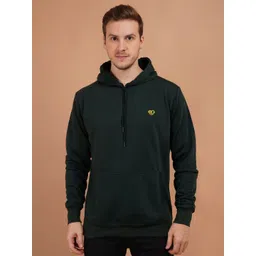 AAITHAN Men Solid Hooded Long Sleeves Sweatshirt-picture-13