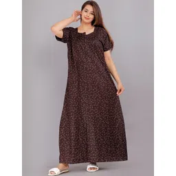 AAKARSHANA CREATION Women Printed Cotton Nightdress-picture-34
