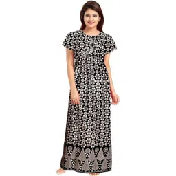 AAKARSHANA CREATION Women Printed Cotton Nightdress-picture-37