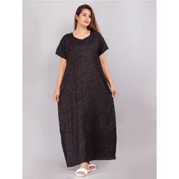 AAKARSHANA CREATION Printed Maxi Nightdress-picture-38