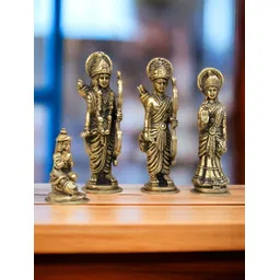 Aakrati Gold Toned 4 Pieces Religious Idol Showpiece-picture-17