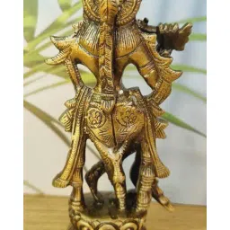 aakrati Lord Krishna Awesome Statue Decorative Showpiece image 2