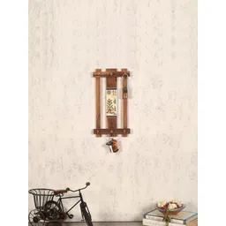 AAKRITI ART CREATIONS Brown & Beige Tribal Harmony Warli Art Key Holders-image-22