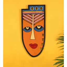 aakriti art creations Jolly Jessica Wall Decor Mask-picture-34
