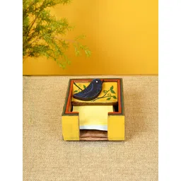 AAKRITI ART CREATIONS Multicoloured Love Bird Slip Pads Holder-picture-27