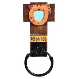 AAKRITI ART CREATIONS Towel Holder Handcrafted Tribal Art (4.4x1.2x11)-picture-16