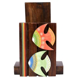 AAKRITI ART CREATIONS Towel Holder Handcrafted Tribal Art-picture-19