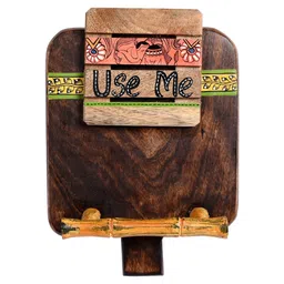 AAKRITI ART CREATIONS Towel Holder Handcrafted Tribal Art (7x2.2x9.6)-picture-15