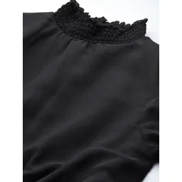 aaliya Bishop Sleeve A-Line Mini Dress image 2