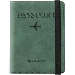 aamirani Passport Holder Travel Wallet Organiser, Passport Case with PU Leather Travel Document Holder for Men & Women Travel Accessories-picture-34