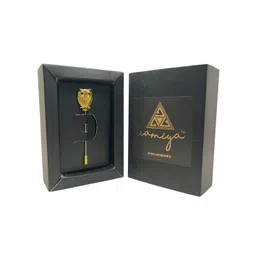 AAMIYA CREATIONS Men Owl Design Laple Pin Minimal Brooch-picture-18