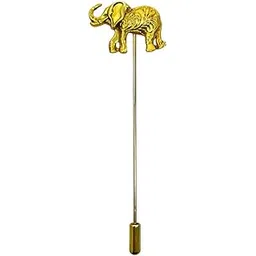 Elephant golden lapel pin-image-4