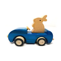 A&A Kreative Box Wooden Rabbit Car (Available in Assorted Colours)-picture-27