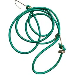 aanijlab Rope 7.5 Foot Long and 5mm Thick High Strength Rope 15 Ft Streched Stretchable Strong Elastic Bungee Shock Cord Luggage Tying with Steel Hooks Bike Car Use Multi Color Pack of 6-picture-31