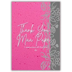 aanyacentric 5.8x8.3inches Parents Father Mother Thank You Greeting Card-picture-17