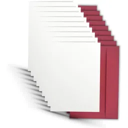 aanyacentric Blank White Folded Card Stock 2.9x4.1 inch with Premium Red Envelopes Post Card-picture-10