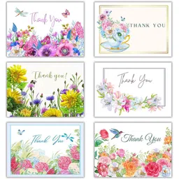 aanyacentric Thank You 4.1x5.8inches Postcard Greeting Card image 1