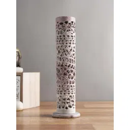 Aapno Rajasthan Beige Natural Sand Stone Cylindrical Candle Holder-picture-13