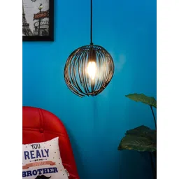 Aapno Rajasthan Black Contemporary Pendent Lamp-picture-28