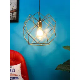 Aapno Rajasthan Gold-Toned Contemporary Pendent Light-picture-22