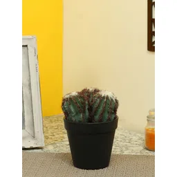 Aapno Rajasthan Green Plastic Artificial Plant with Pot-picture-37