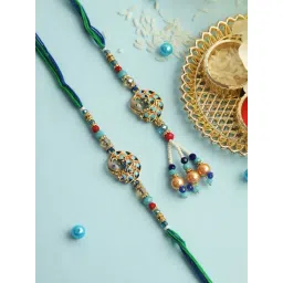 Aapno Rajasthan Peacock Delight Bhaiya Bhabhi Rakhi-picture-25