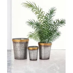 aapno rajasthan Set of 3 Metal Planters-picture-30