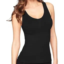 aaram Women’s Body Shaper, Soft & Comfortable, Removable Bra Cups, Tummy Tucker for Women, Tank Top, Camisole Body Shaper, Women Shapewear, Gym Wear, Breathable & Stretchy Material, Pack of 1-picture-27