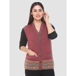 aarbee Women Pink & Blue Cardigan-picture-23