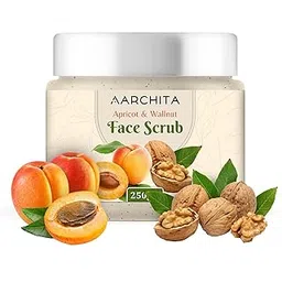 AARCHITA Apricot & Wallnut Face & Body Scrub for Tan Removal | Exfoliator Creamy Bathing Body Scrub for Dry Skin | Exfoliating Scrub for Face & Body for Women and Men | Natural and Vegan - 250gm (Apricot & Wallnut, 250 gm)-picture-35