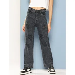 Aarika Black Denim Solid Jeans-picture-10