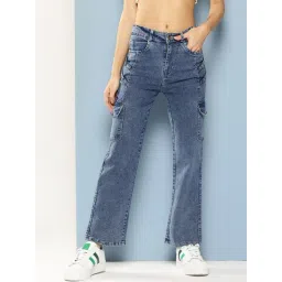 Aarika Blue Denim Solid Jeans image 1