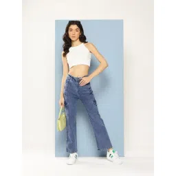 Aarika Blue Denim Solid Jeans image 4