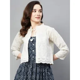 Aarika Cream Embroidered Ethnic Jacket-picture-48